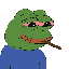 Stoned Pepe logo STONED