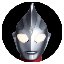 Ultraman Tiga logo TIGA