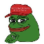 Flipped Pepe logo EPEP