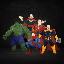 Crypto Heroes logo HEROES