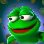 SUPER PEPE logo PEPE