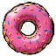 The Simpsons logo DONUTS