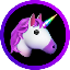 Unicorn logo UWU