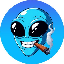 Based Blu Alien logo BLU