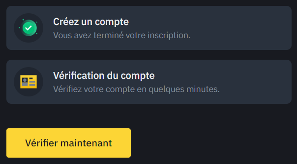 KYC Inscription Binance