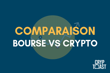 Comparaison entre la bourse et les crypto-monnaies