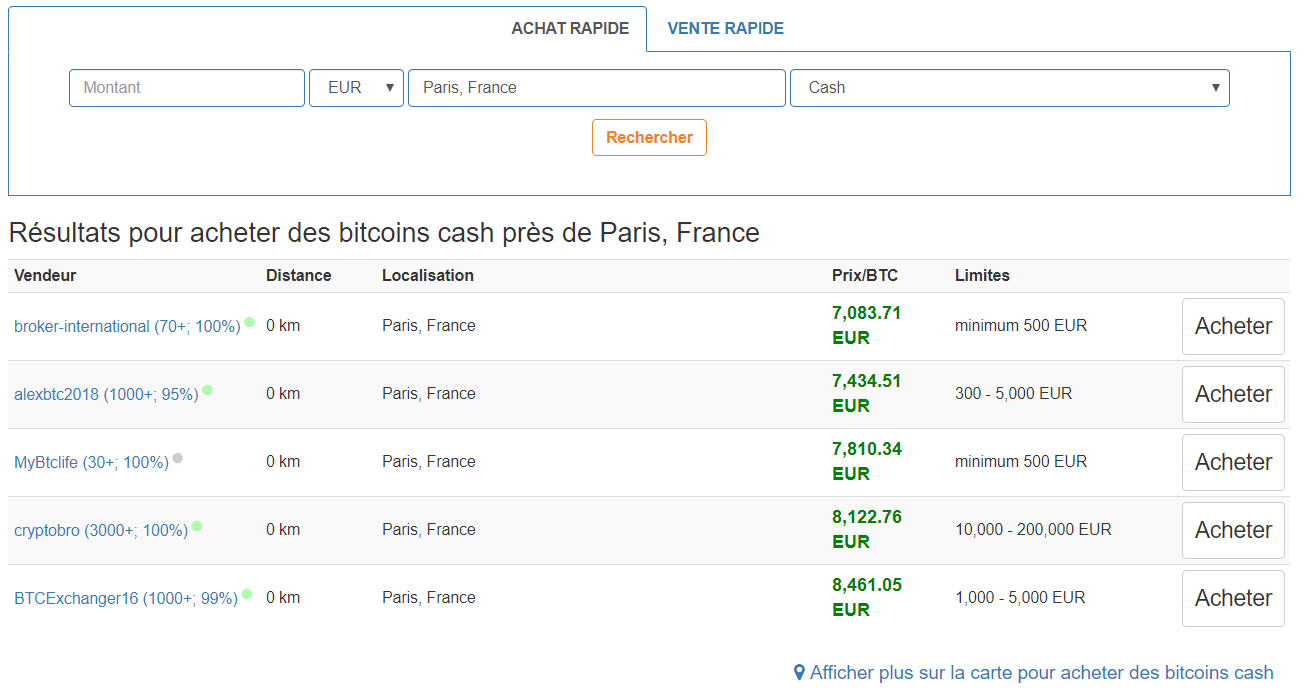 acheter en cash sur localbitcoins