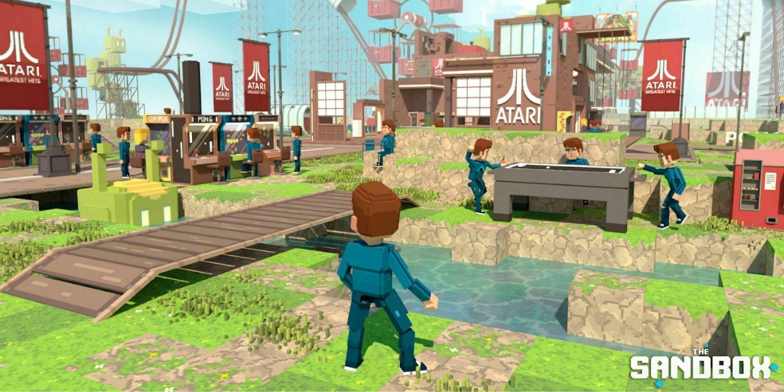 Atari s'associe avec The Sandbox pour y créer un parc à thèmes virtuel