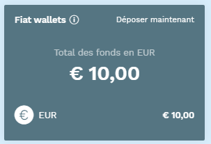Portefeuille monnaies fiat