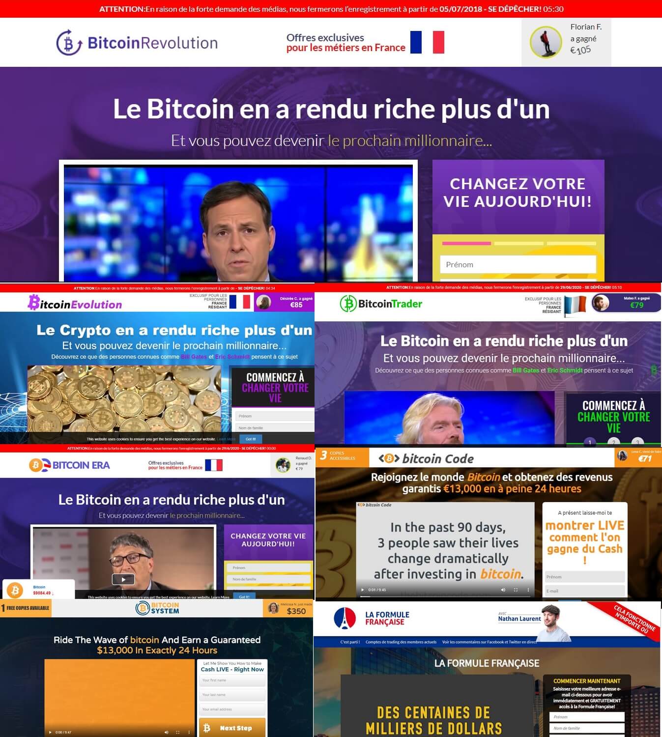 Nébuleuse Bitcoin Revolution Bitcoin Trader Bitcoin Pro La Formule Française