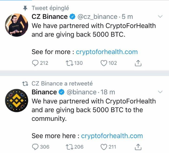 Binance Hack Twitter