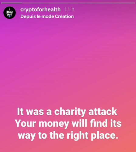 CryptoForHealth Instagram