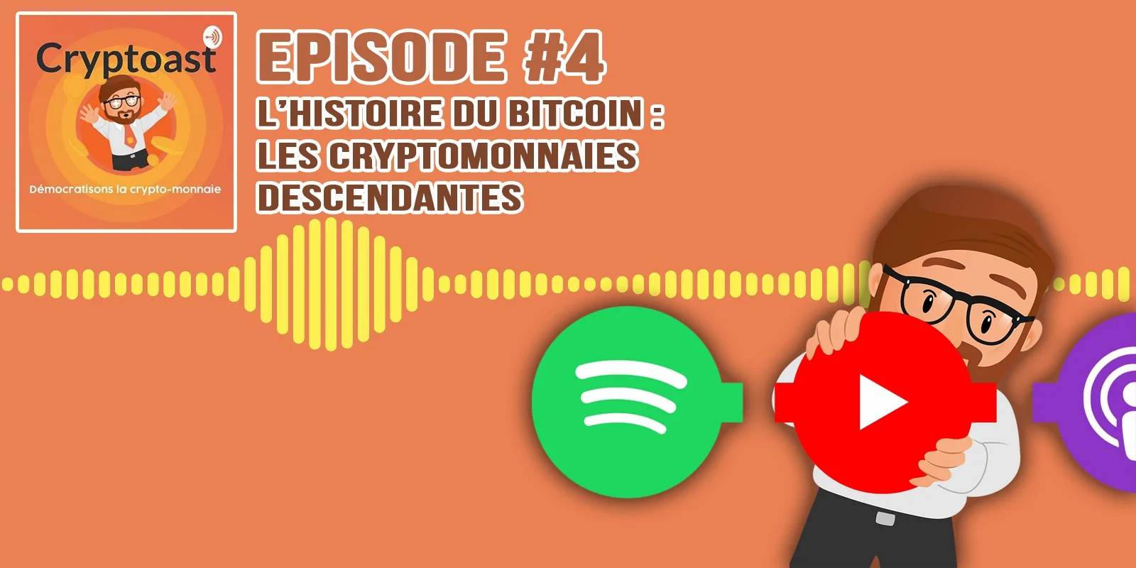 Podcast #4 - Les cryptomonnaies descendantes du Bitcoin