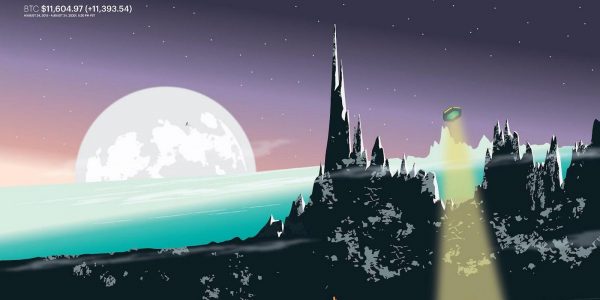 Une artiste transforme le cours du Bitcoin (BTC) en paysage de montagne