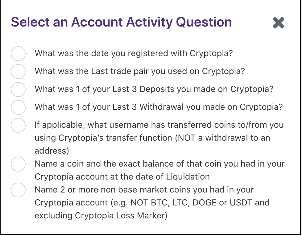 Claim Cryptopia