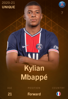 Sorare Kylian Mbappé