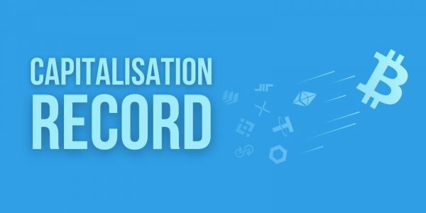 Record de capitalisation pour les cryptomonnaies – Le Bitcoin moins dominant qu’avant