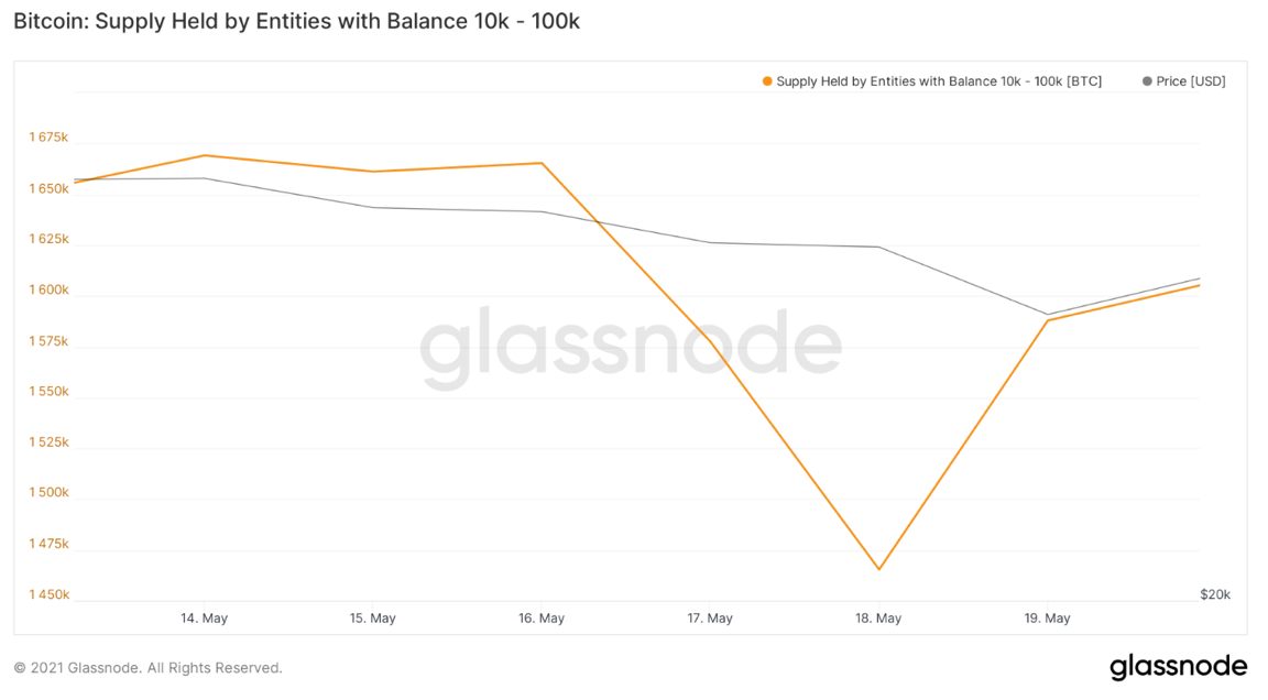 Bitcoin BTC whales krach dip