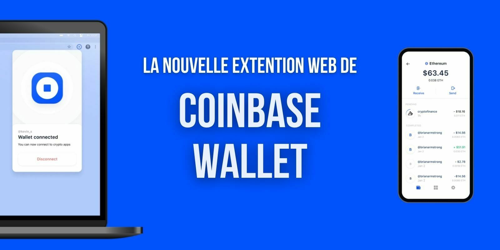 Coinbase lance une extension de navigateur pour son Coinbase Wallet