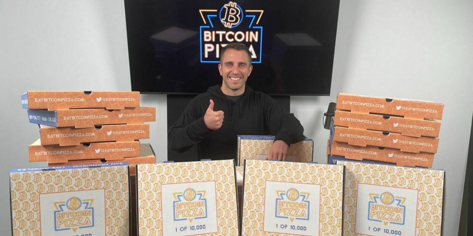 L'entrepreneur américain Anthony Pompliano lance la marque Bitcoin Pizza