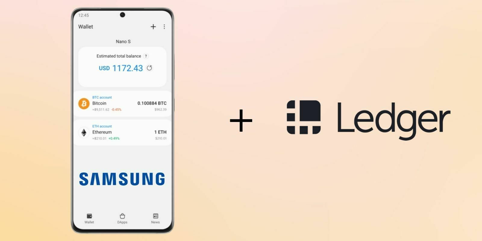 Samsung intègre les périphériques de Ledger à ses smartphones dotés du Blockchain Wallet