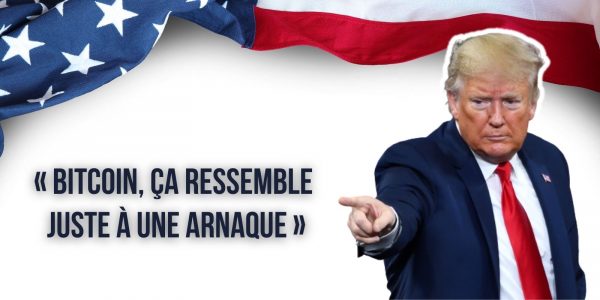 Pour Donald Trump, le Bitcoin (BTC) est une arnaque parce qu'il concurrence le dollar