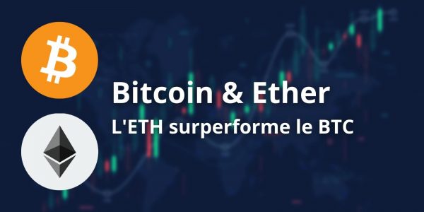 La surperformance de l'Ether (ETH) vis-à-vis du Bitcoin (BTC) se poursuit