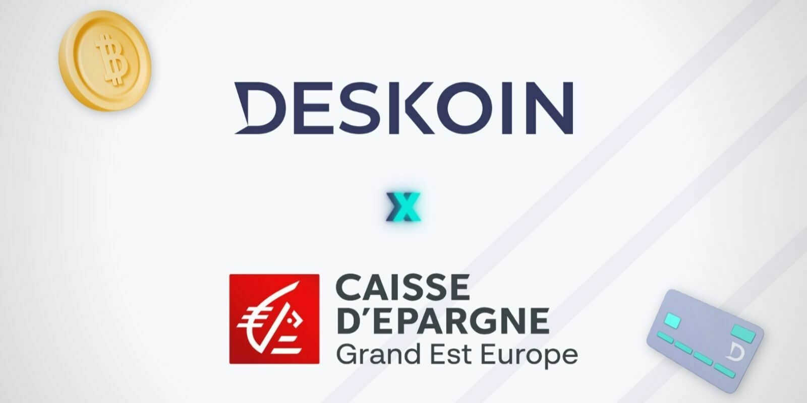 Deskoin signe un accord avec la Caisse d’Épargne Grand Est Europe pour disrupter l'achat de cryptomonnaies en France