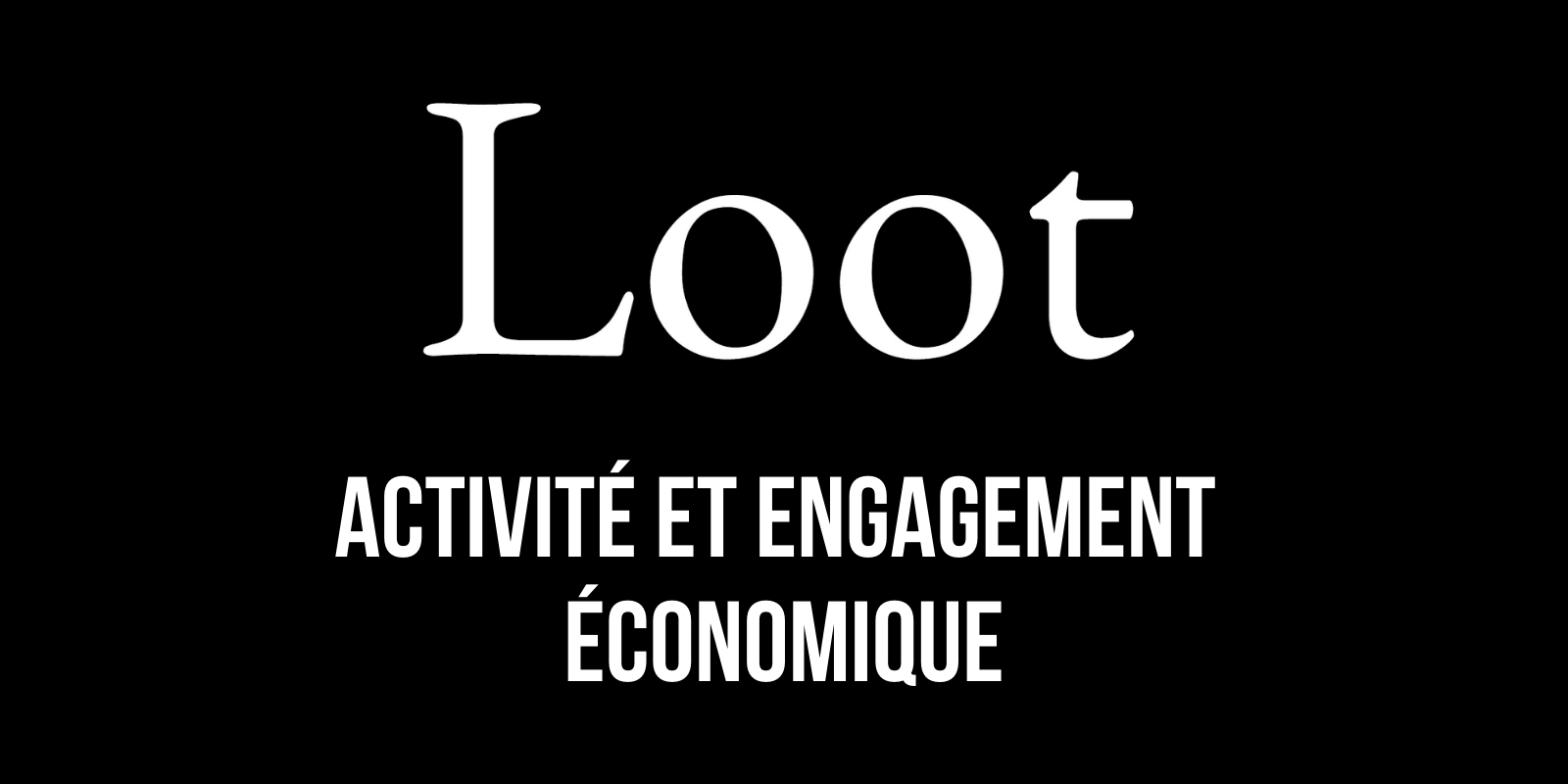 Loot (for Adventurers) – Activité et engagement économique du projet de NFTs