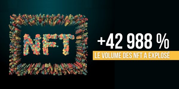 Tokens non fongibles (NFT) : le volume a explosé de +42 988 % en un an