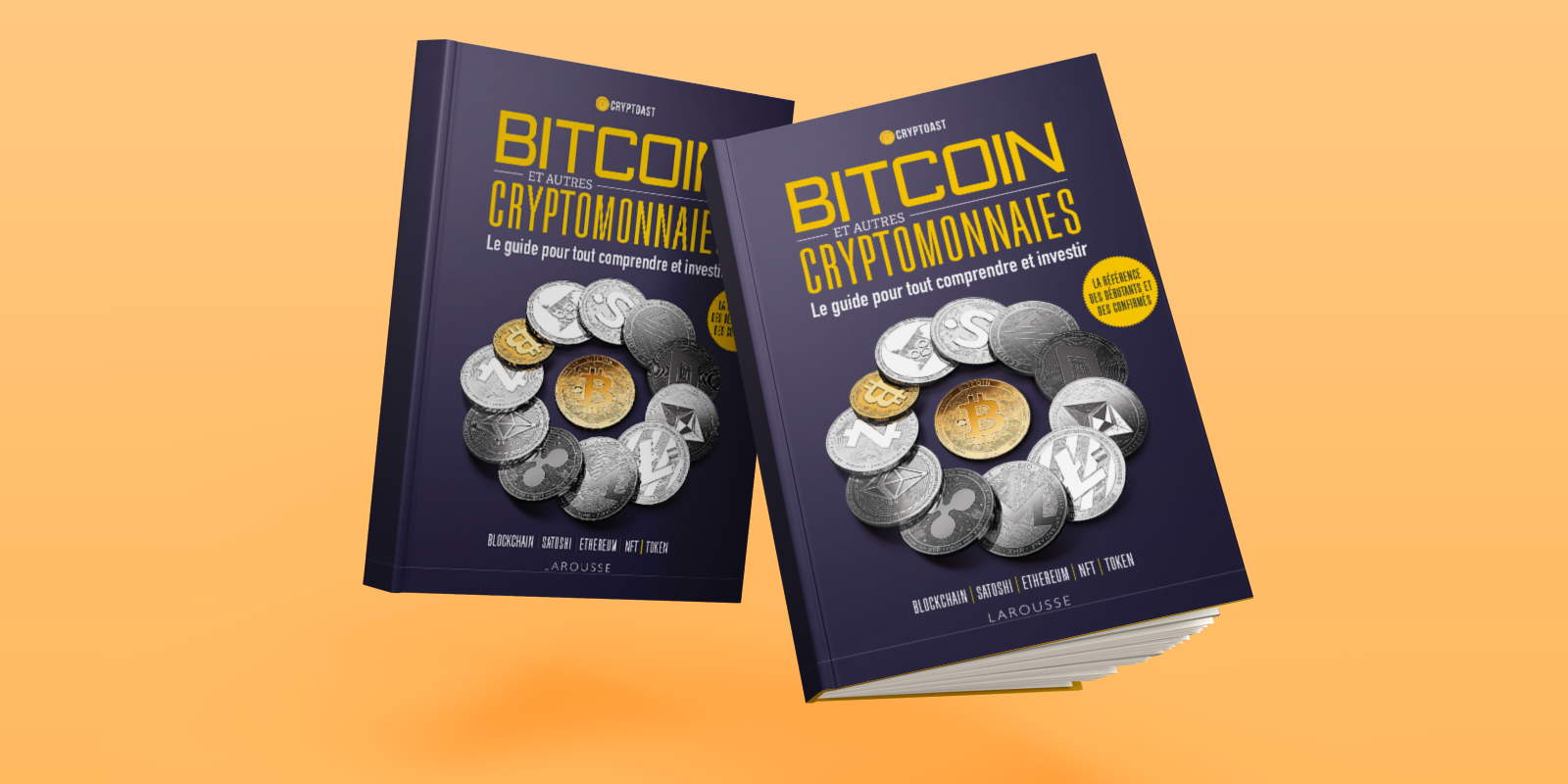 Cryptoast sort son premier livre aux éditions Larousse : « Bitcoin et autres cryptomonnaies : le guide pour tout comprendre et investir »