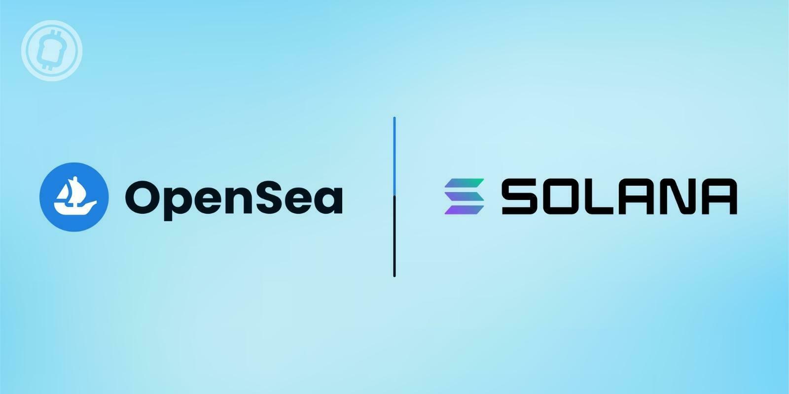 Les NFTs de Solana (SOL) sont désormais accessibles sur la plateforme OpenSea