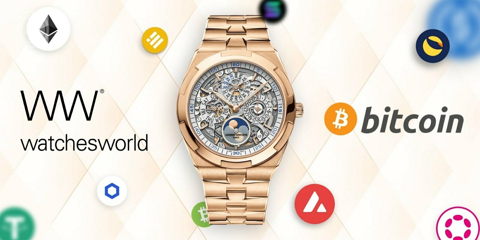 Watches World, l'achat de montres de luxe en cryptomonnaies est désormais possible
