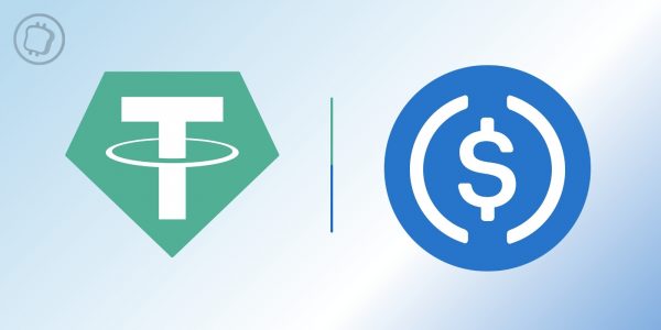 Stablecoins : l'USDC sur le point de dépasser l'USDT de Tether ?