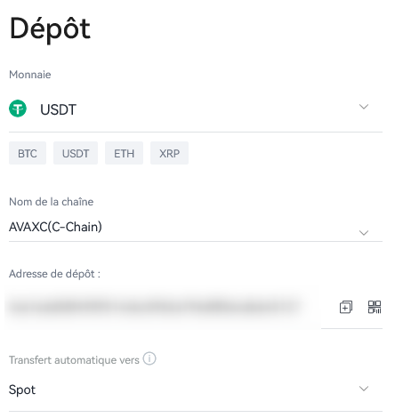 Depot Bitget