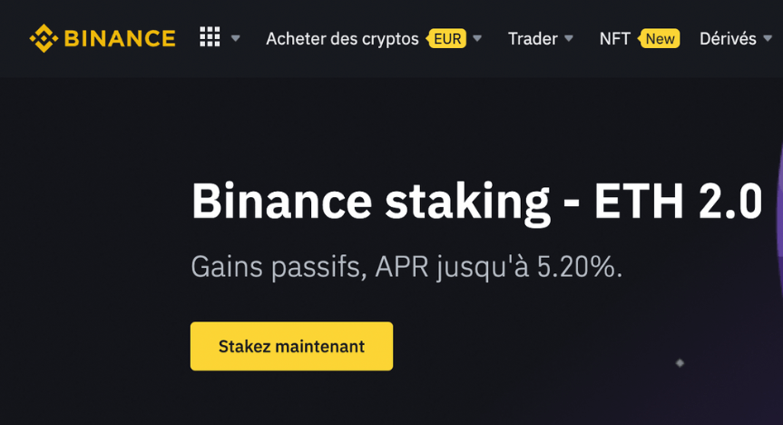 Binance Staking Ethereum