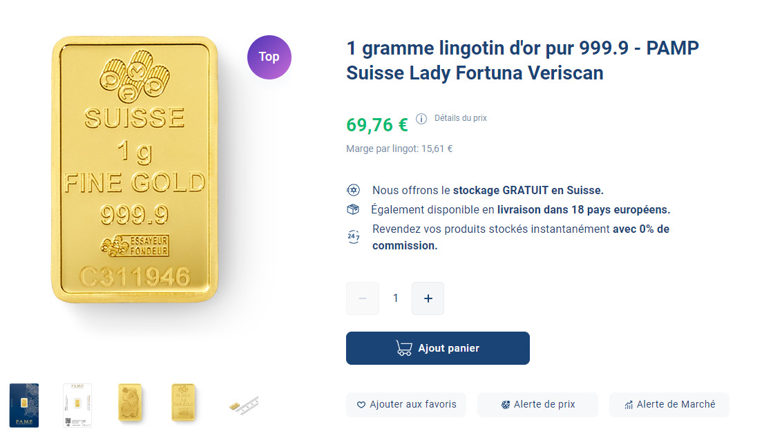 Achat or Gold Avenue