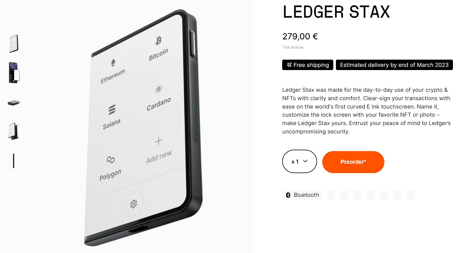 Ledger Stax