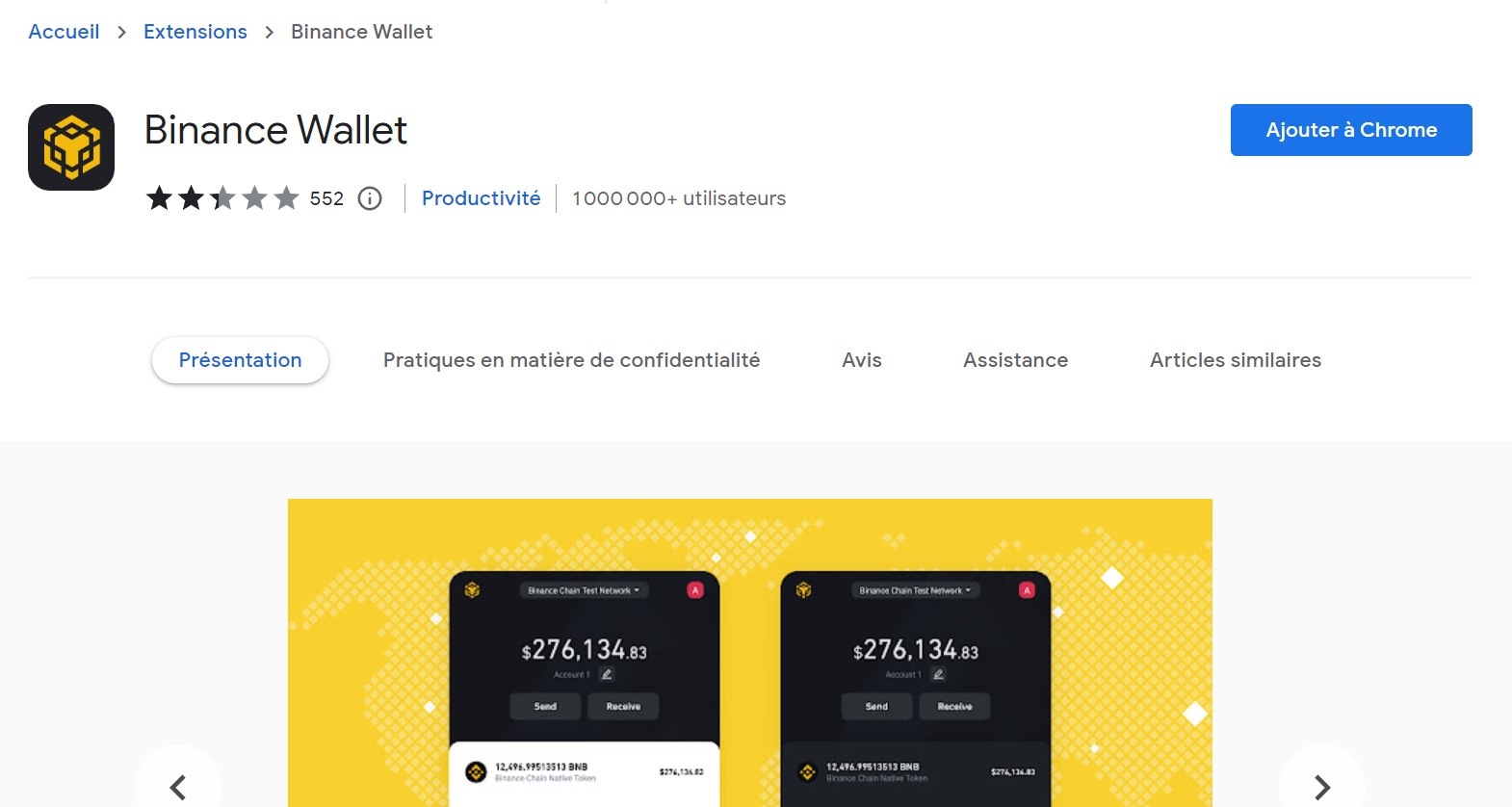 Binance Wallet Chrome Web Store