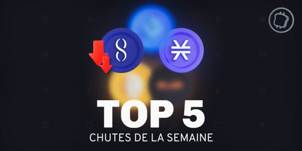 Le TOP 5 des plus grosses pertes des cryptomonnaies de la semaine