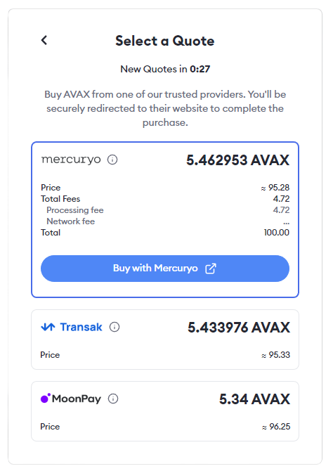 Achat MetaMask