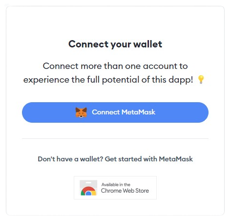 Connexion MetaMask