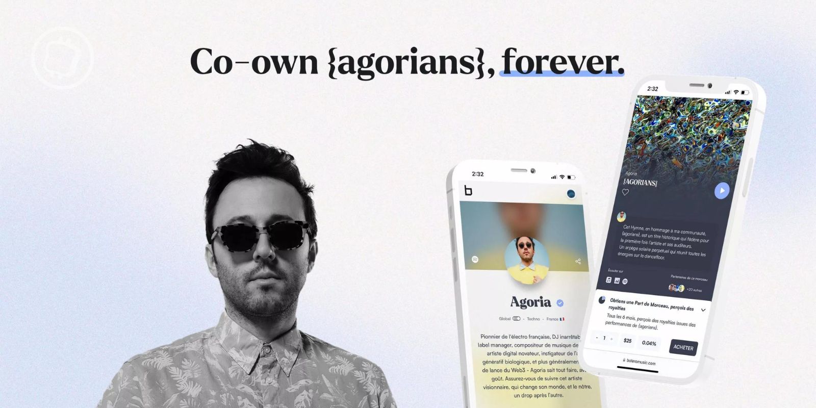 Les NFT au service des droits d'auteur : le DJ Agoria transforme l'expérience musicale grâce au Web3