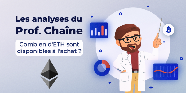 Combien d'ETH sont disponibles à l'achat ? Analyse on-chain sur Ethereum