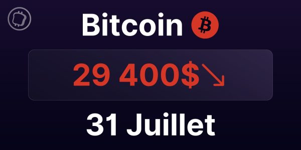 Le Bitcoin va-t-il clôturer le mois de juillet dans le rouge ? Analyse du BTC le 31 juillet 2023