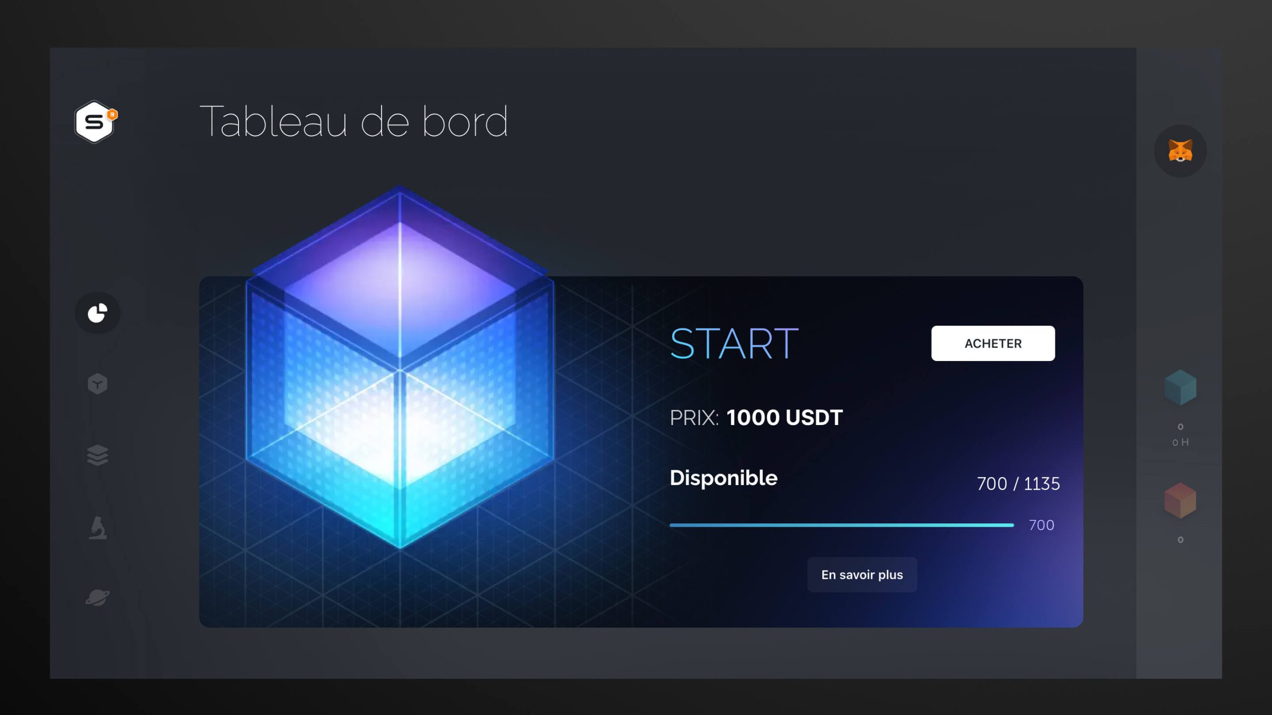 Dashboard Pool Startmining