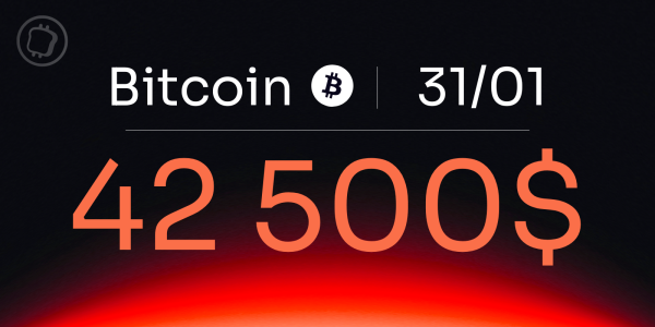 Après un rejet hier sur une résistance importante, le Bitcoin de retour à la baisse ? Analyse du BTC du 31 janvier 2024