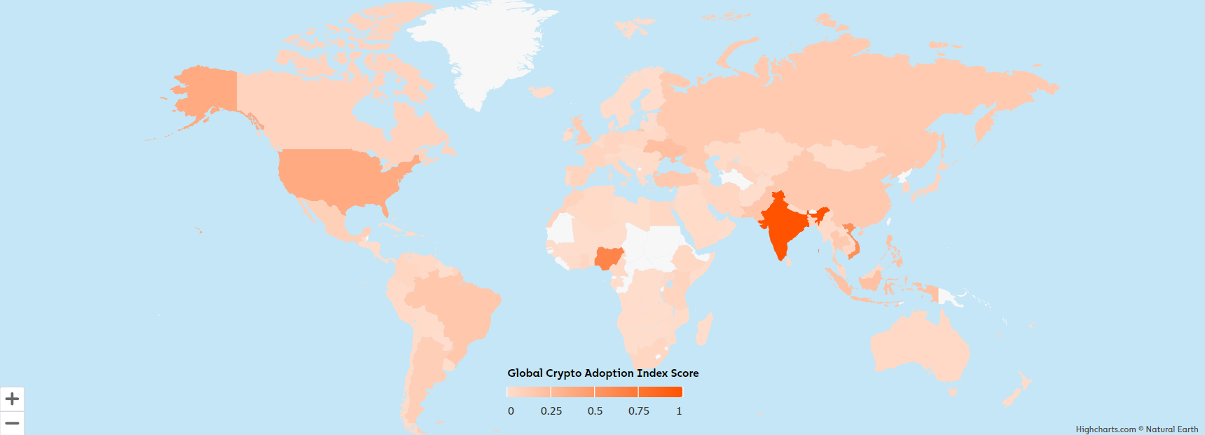 Adoption mondiale BTC