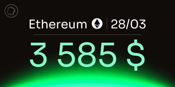 Bientôt un nouveau record de prix pour l'Ethereum (ETH) ? Analyse ETH du 28 mars 2024