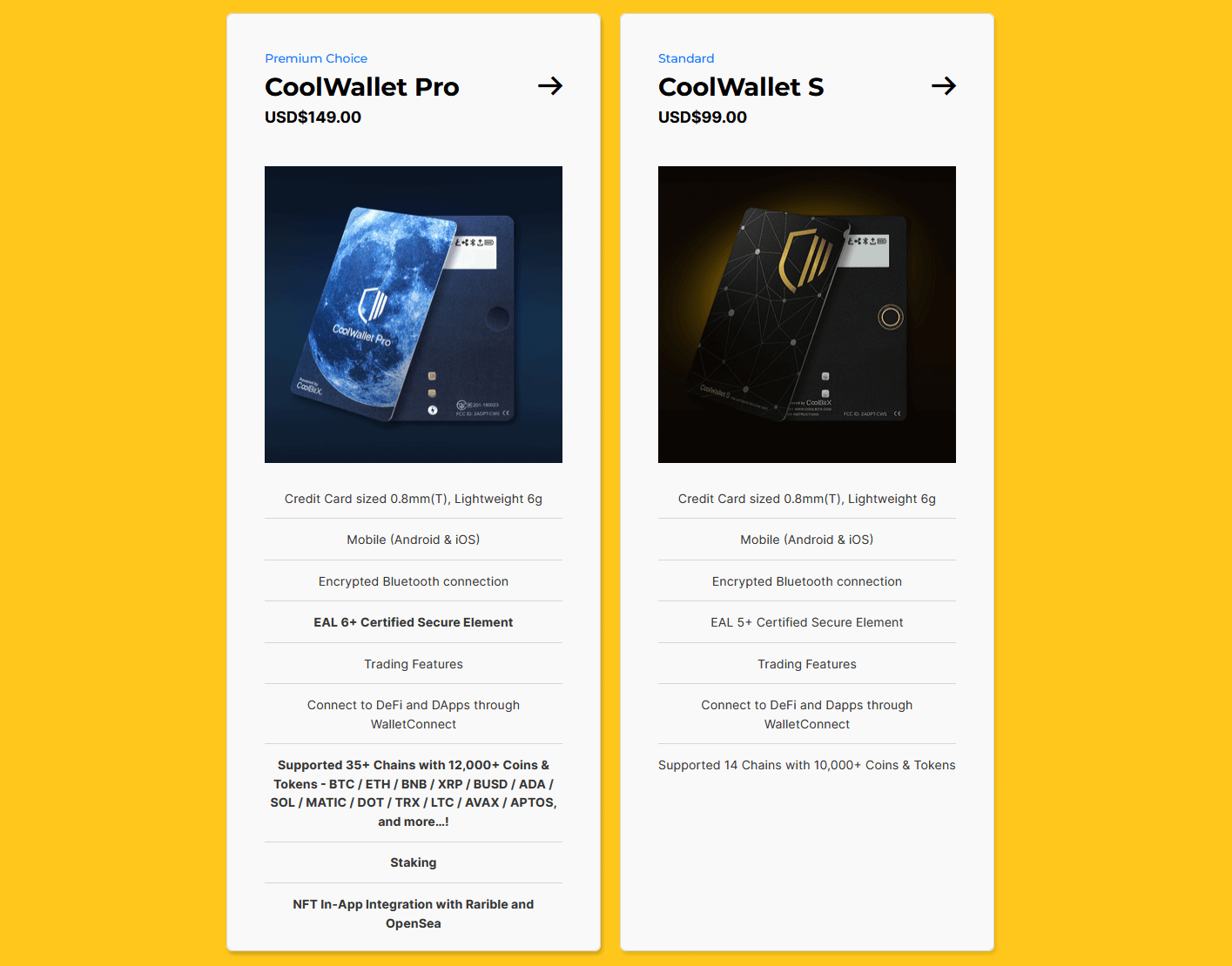 CoolWallet S Pro